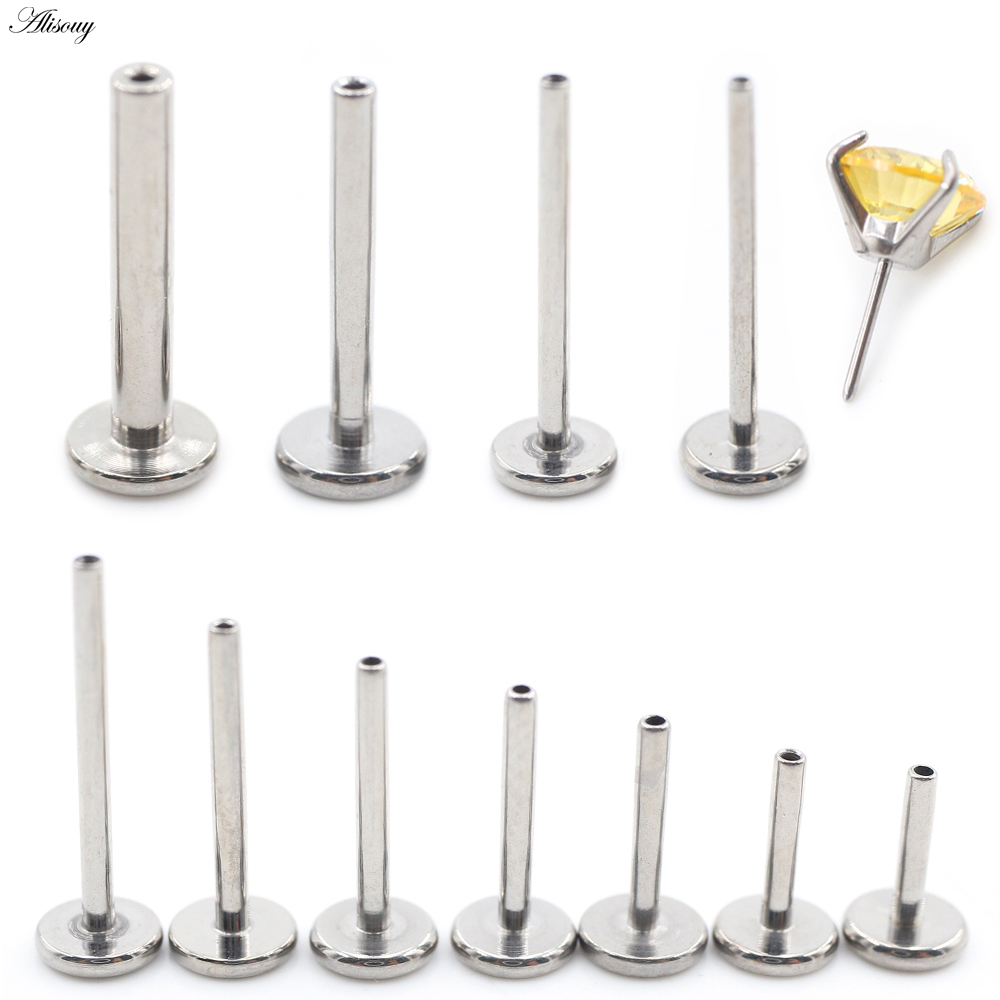 Body Jewelry Threadless - Alisouy 1PC Titanium Threadless Insert Pin