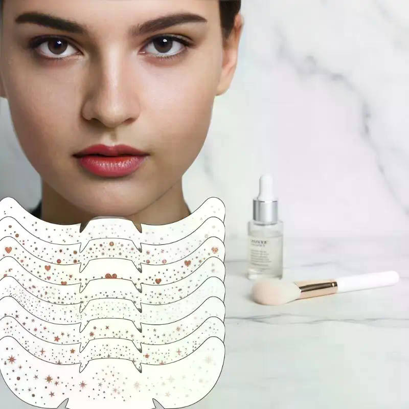Body Jewelry Eyebrow - Hot Rose Gold Freckles Temporary Tattoo