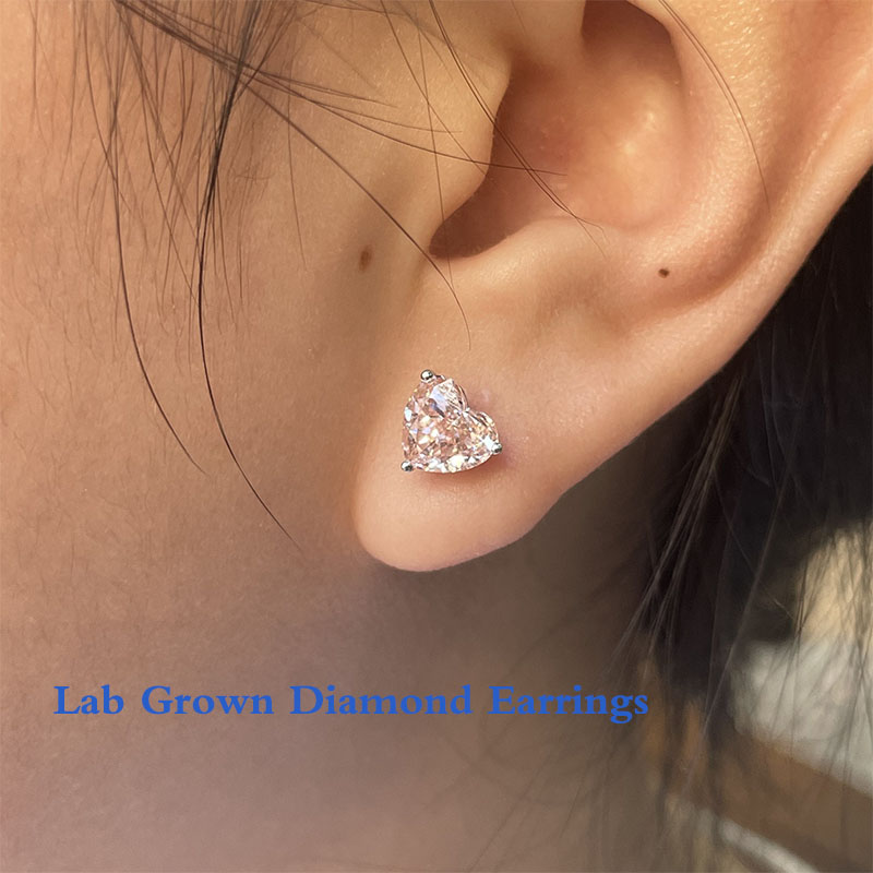 Body Jewelry Vch - 1Ct Each VS Pink Heart Cut