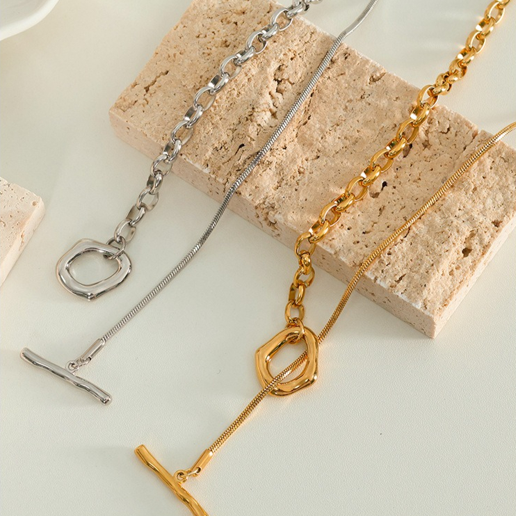 Body Jewelry Urban - 2026 Trendy Layering Necklace Bold Mixed