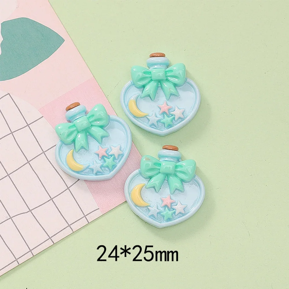 Star Flat Back - 10PCS Shiny Star Bottle Series Resin