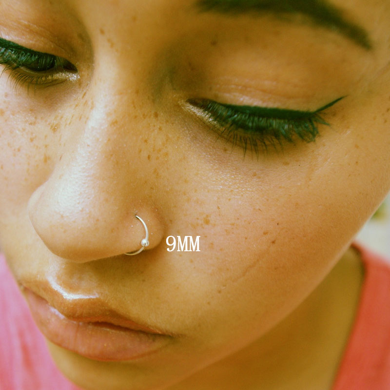 Body Jewelry Eyebrow - 925 silver nose ring navel ring