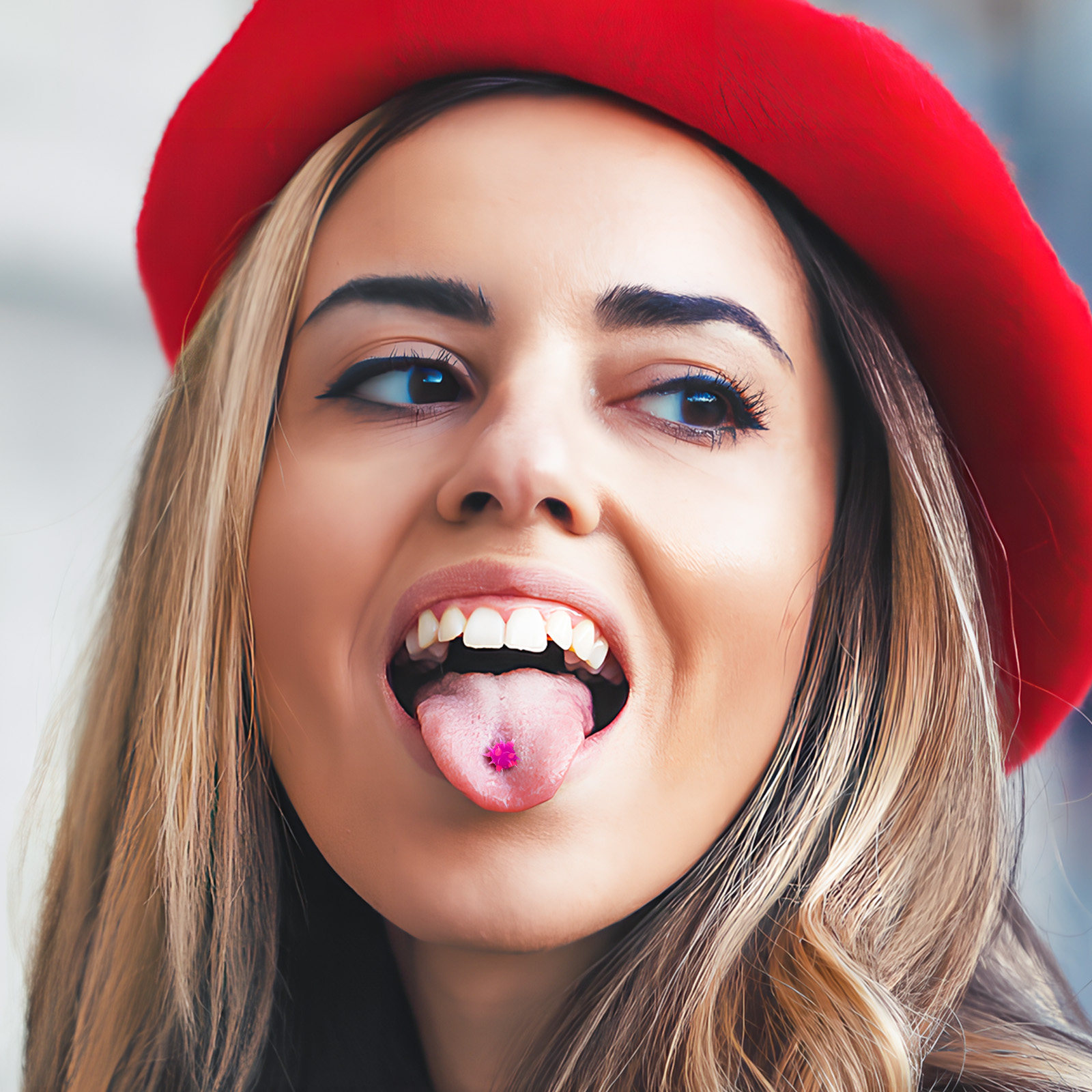 10Pcs Tongue Studs Body Jewelr - Body Jewelry Materials 评论和价格