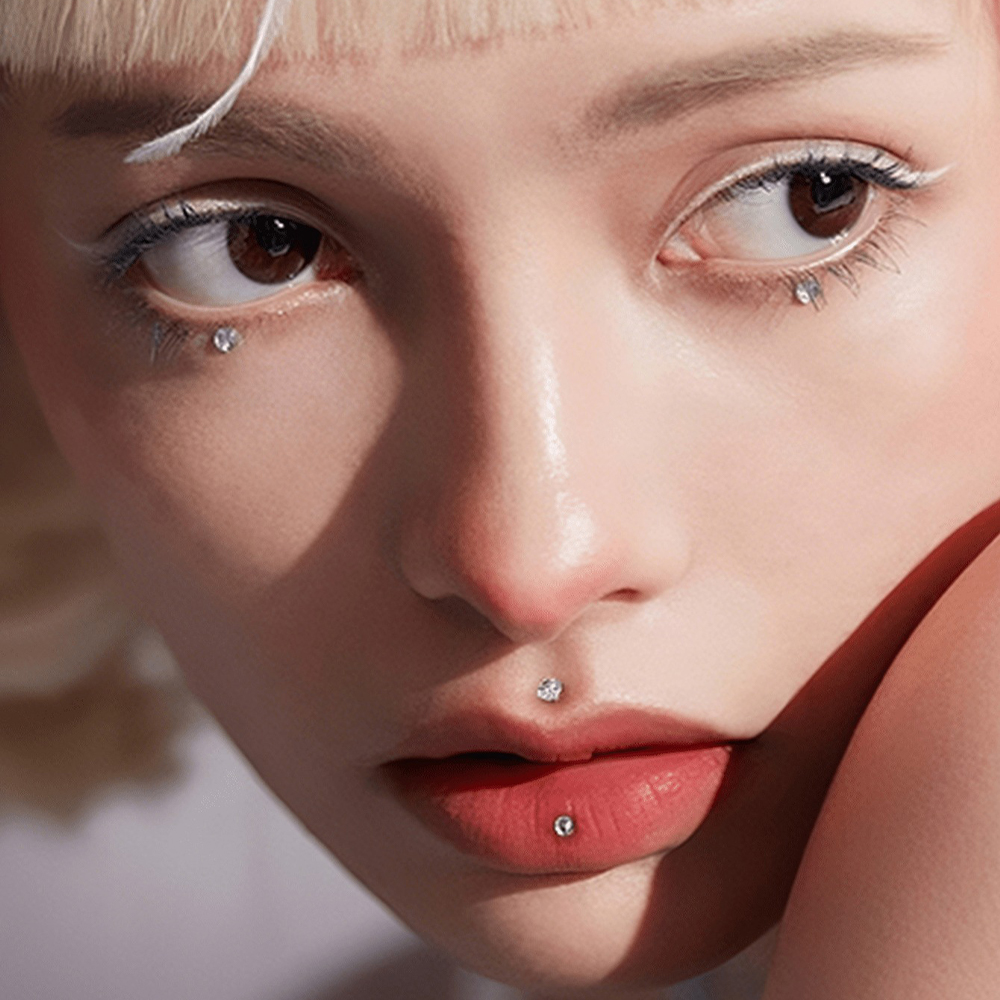 1 Set Titanium Alloy Threadles - Body Jewelry Threadless 评论和价格