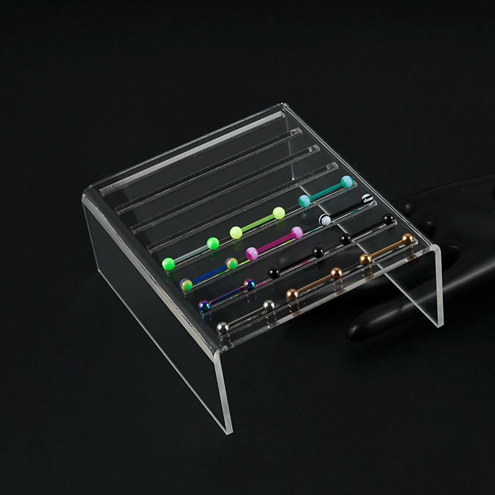 2-7 Tiers Acrylic Navel displa - Body Jewelry Storage 评论和价格