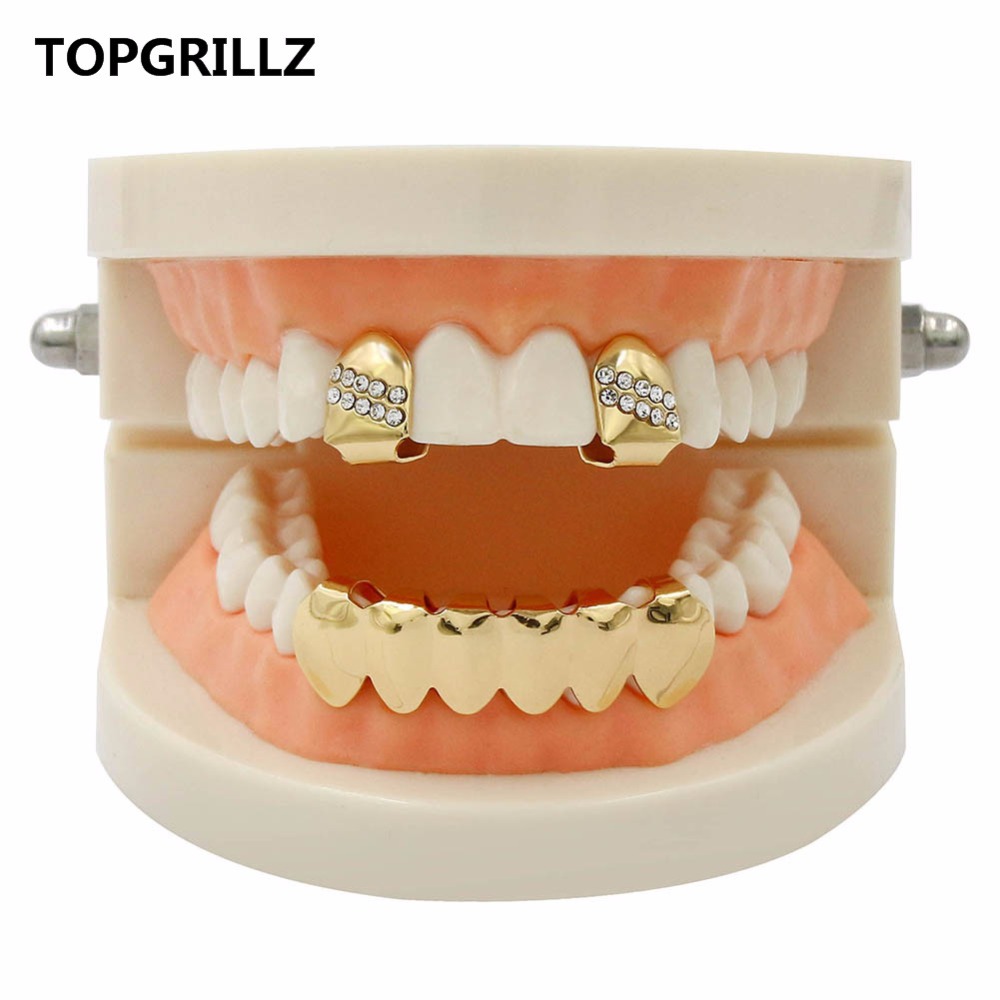 TOPGRILLZ Hip Hop Grillz Yello - Yellow Body Jewelry 评论和价格