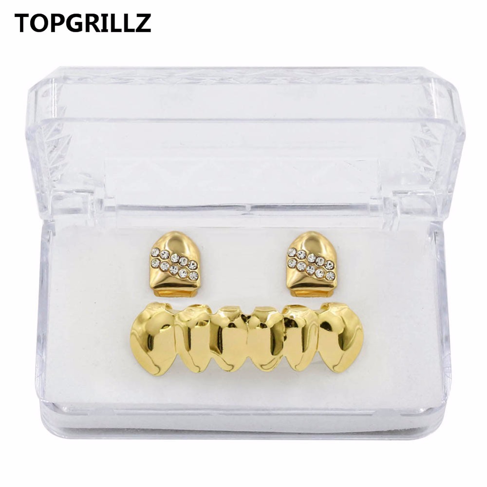 TOPGRILLZ Hip Hop Grillz Yello - Yellow Body Jewelry 评论和价格
