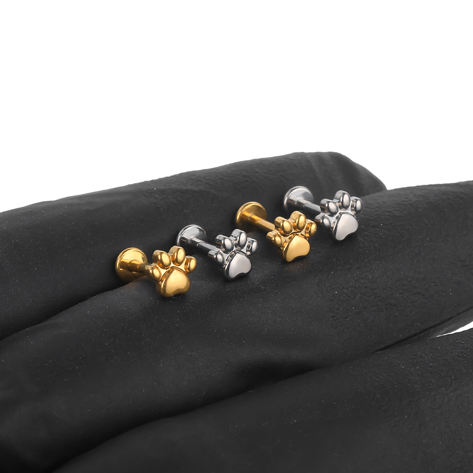 1pcs Implant Grade Titanium Pu - Body Jewelry Internally Threaded 评论和价格