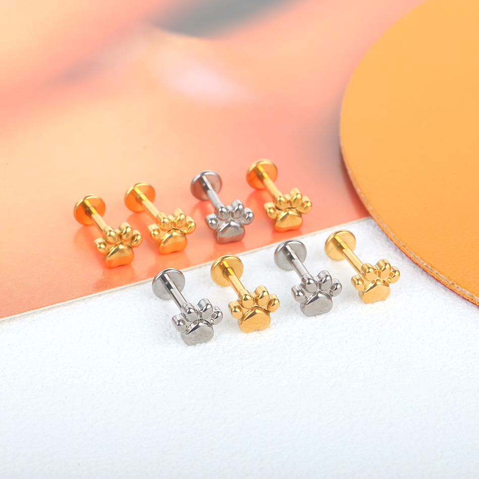 1pcs Implant Grade Titanium Pu - Body Jewelry Internally Threaded 评论和价格