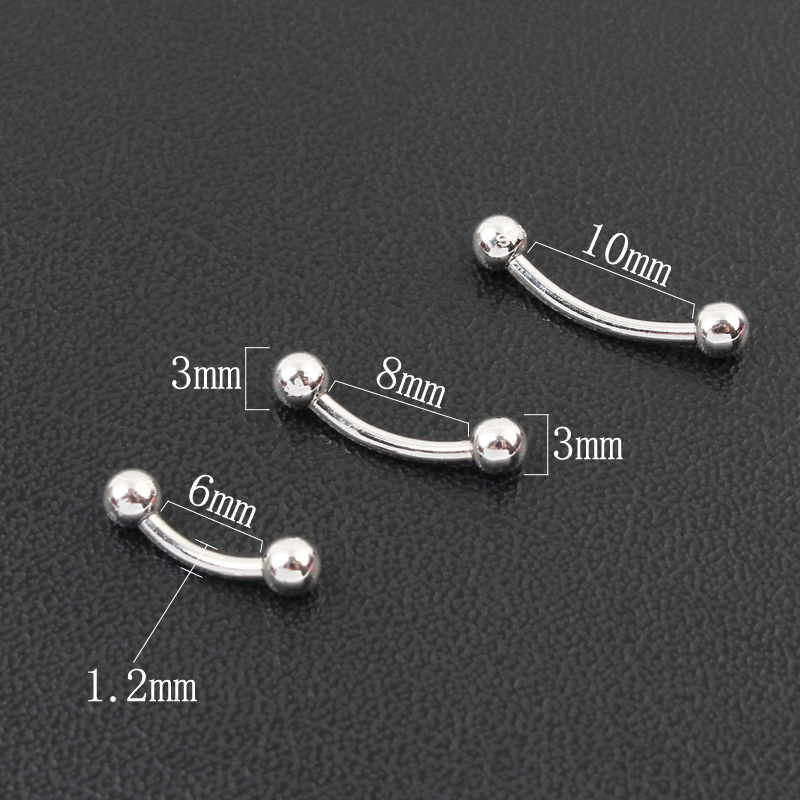 925 sterling silver Eyebrow na - Body Jewelry Eyebrow 评论和价格