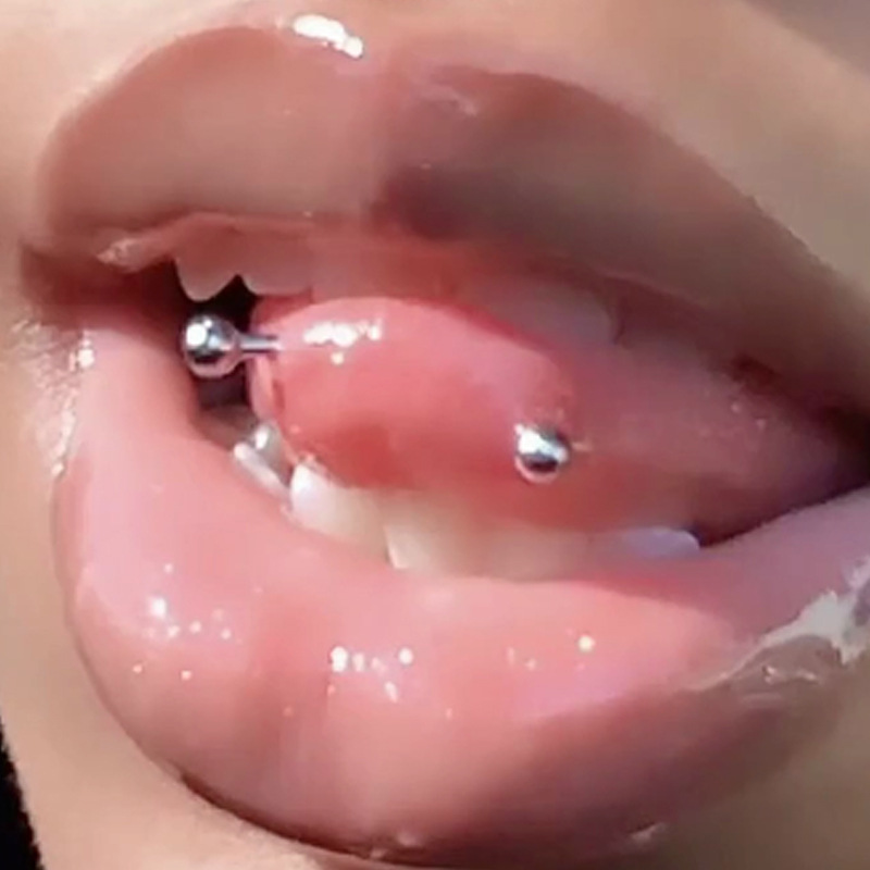 Stainless Steel Tongue Ring Cr - Body Jewelry Nipple Rings 评论和价格