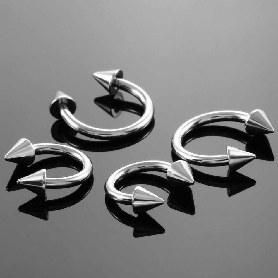 1PC G23 Titanium Circular Pier - Body Jewelry Internally Threaded 评论和价格