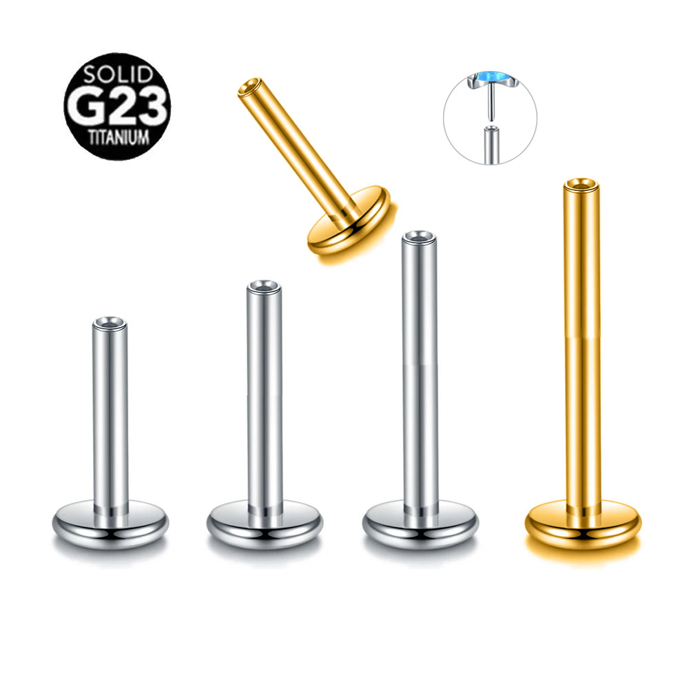 10pcs/Lot ASTM F136 G23 Titani - Body Jewelry Threadless 评论和价格