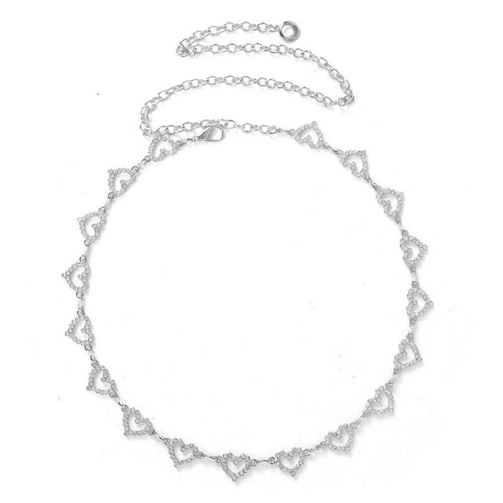 Fashion Tassel Heart Waist Cha - Body Jewelry Dress 评论和价格
