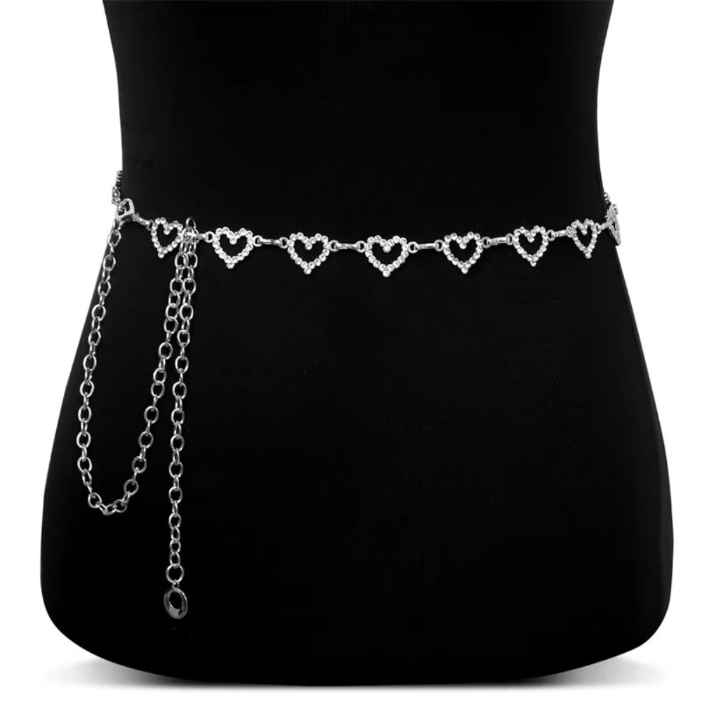 Fashion Tassel Heart Waist Cha - Body Jewelry Dress 评论和价格