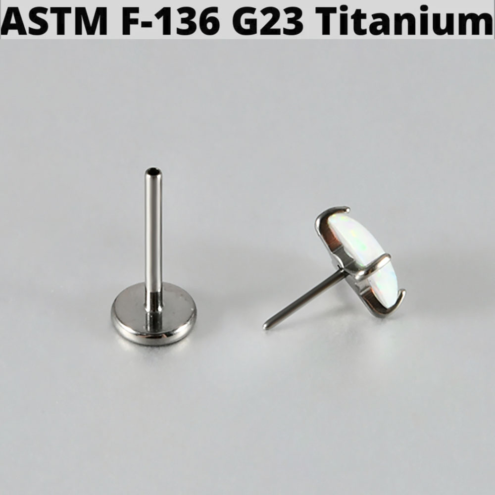 1PC G23 Titanium Gloss Round O - Body Jewelry Threadless 评论和价格