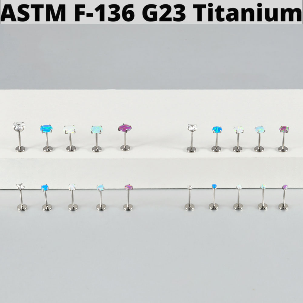 1PC G23 Titanium Gloss Round O - Body Jewelry Threadless 评论和价格