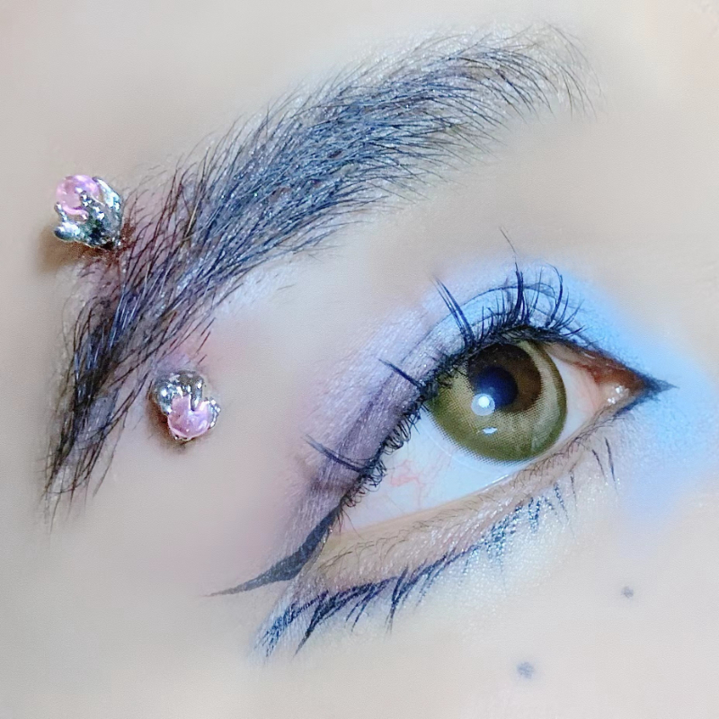 1Pc Trendy Stainless Steel Swe - Body Jewelry Eyebrow 评论和价格