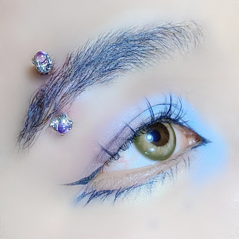 1Pc Trendy Stainless Steel Swe - Body Jewelry Eyebrow 评论和价格