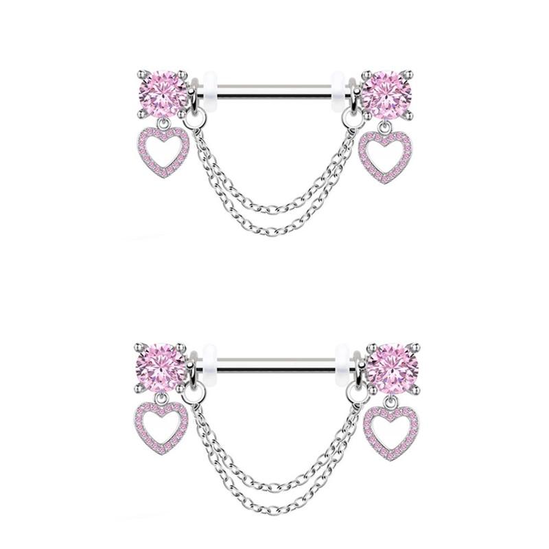 Stainless Steel Rose Butterfly - Body Jewelry Nipple Rings 评论和价格