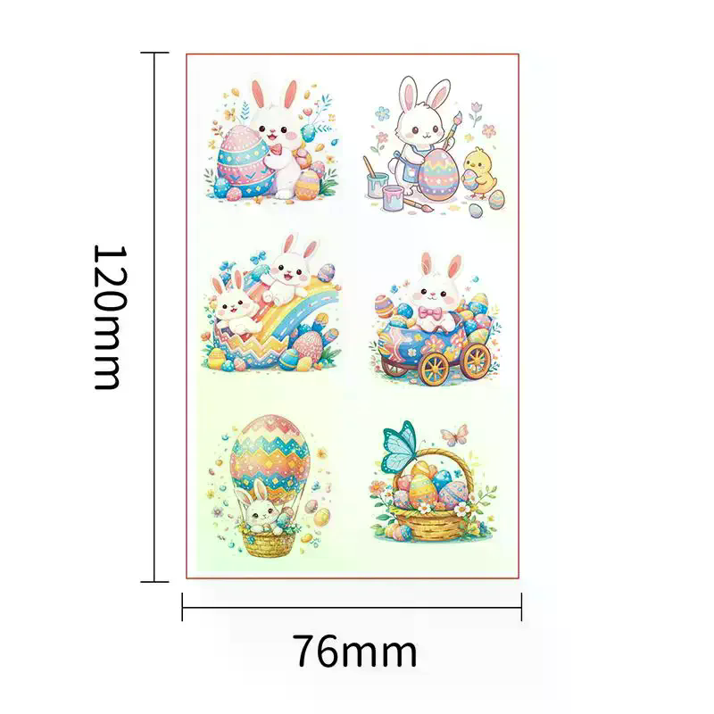 Easter Temporary Tattoo Sticke - Body Jewelry Eyebrow 评论和价格