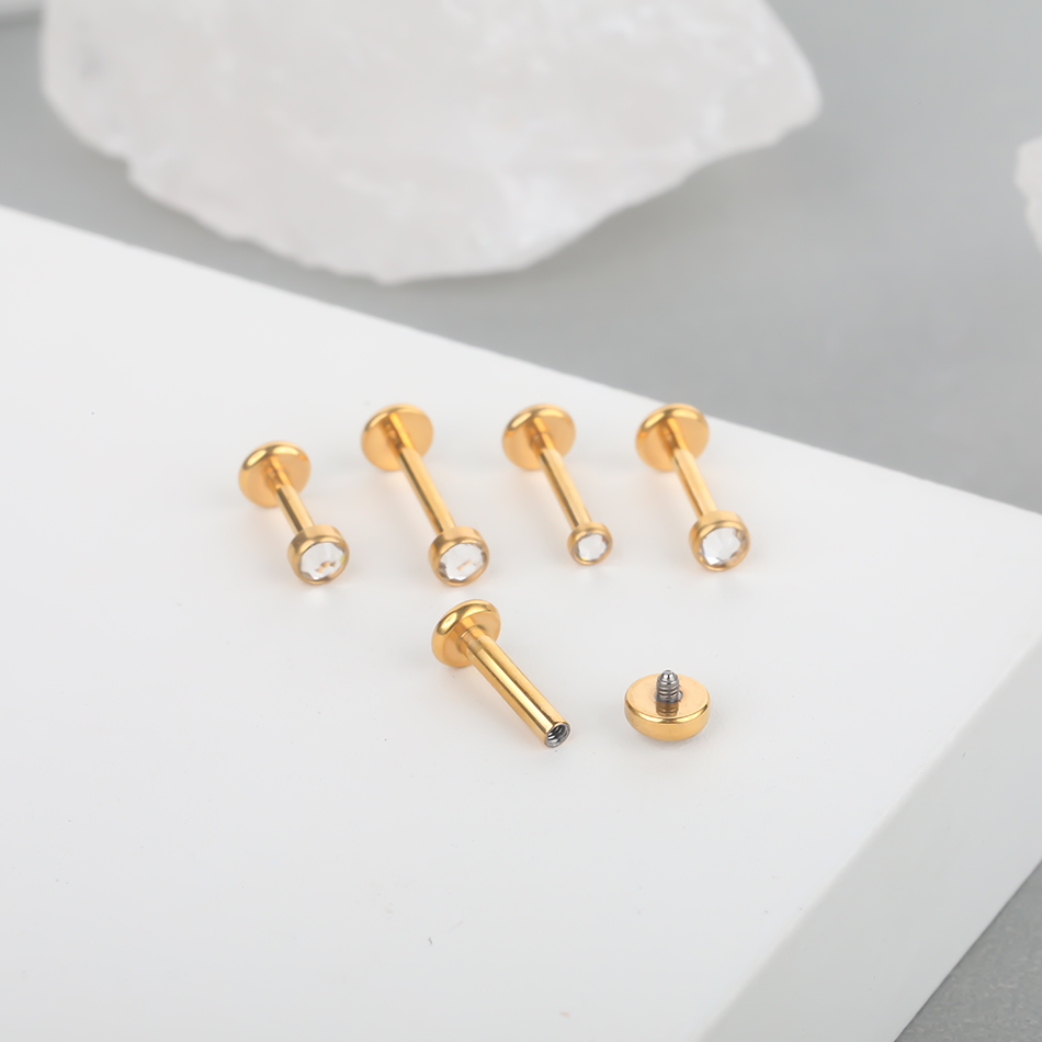 1PC G23 Titanium Internally Th - Body Jewelry Internally Threaded 评论和价格