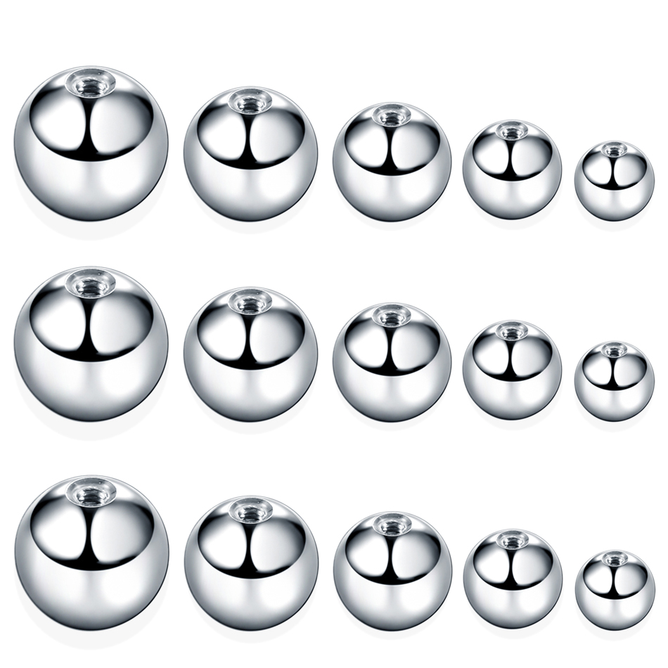 100Pcs/lot Stainless Steel Scr - Body Jewelry Nipple Rings 评论和价格