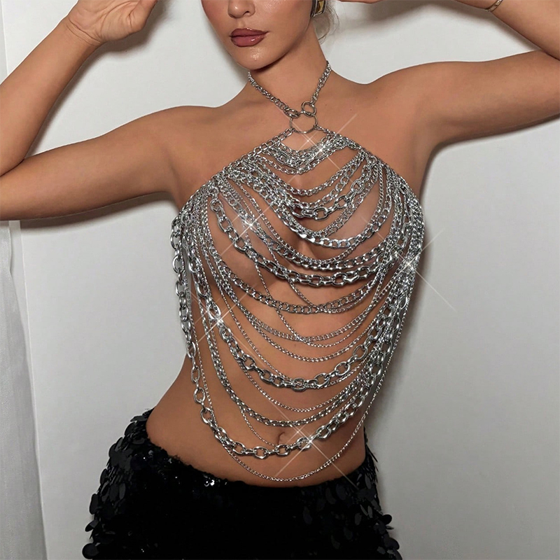 Female Festival Outfit Handmad - Body Jewelry Nipple Rings 评论和价格
