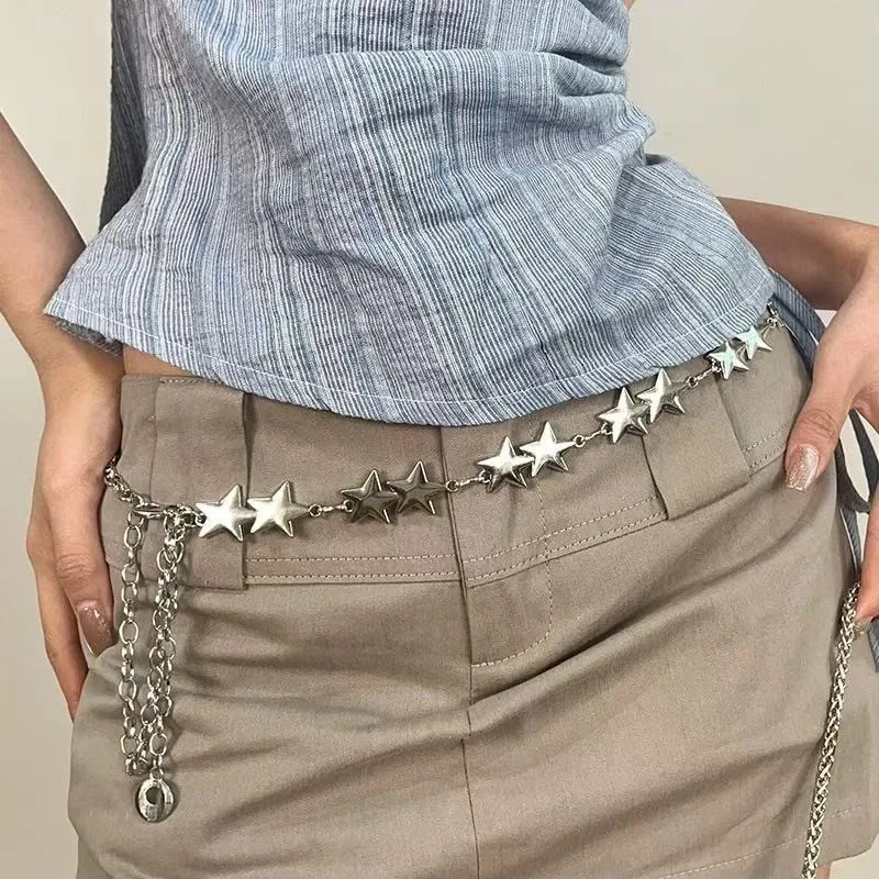 Star Chain Belt Western Metal  - Body Jewelry Dress 评论和价格
