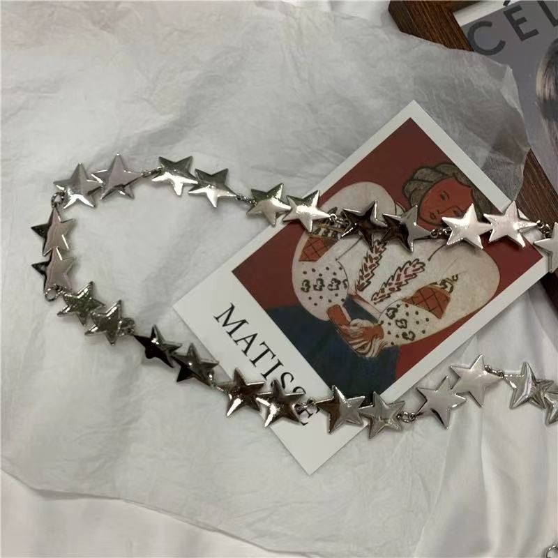 Star Chain Belt Western Metal  - Body Jewelry Dress 评论和价格