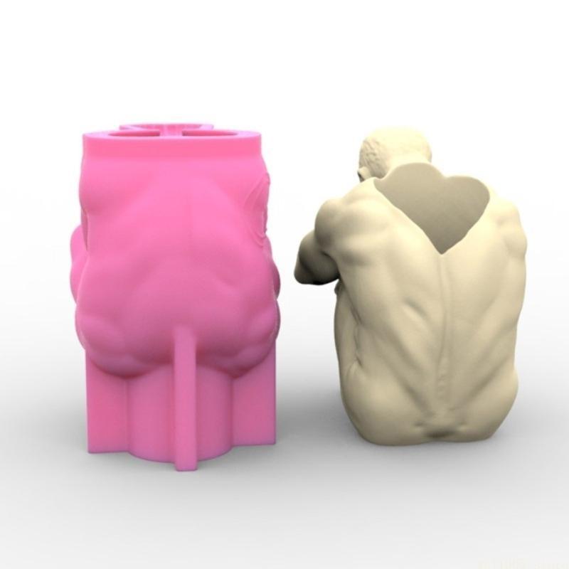 D46E Candles Holder Resin Mold - Body Jewelry Storage 评论和价格