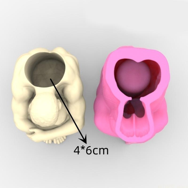 D46E Candles Holder Resin Mold - Body Jewelry Storage 评论和价格