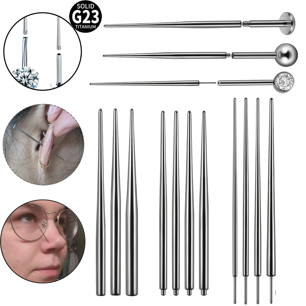 G23 Titanium1Pc Titanium Inser - Body Jewelry Threadless 评论和价格