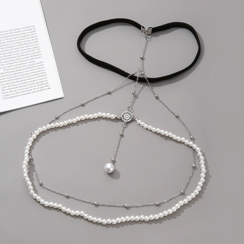 Boho Elastic Band Crystal Leg  - Body Jewelry Thigh Chain 评论和价格