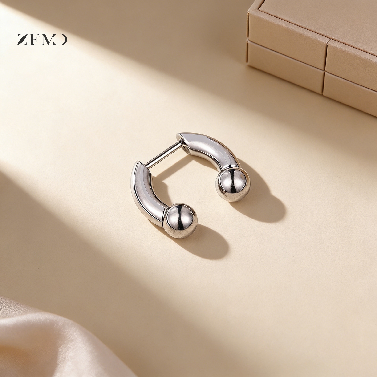 ZEMO 1 PC 16G Stainless Steel  - Body Jewelry Threadless 评论和价格