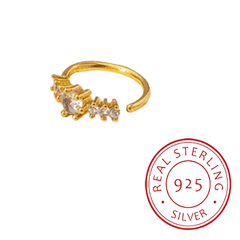 Simple Single Row Geometric S9 - Yellow Body Jewelry 评论和价格