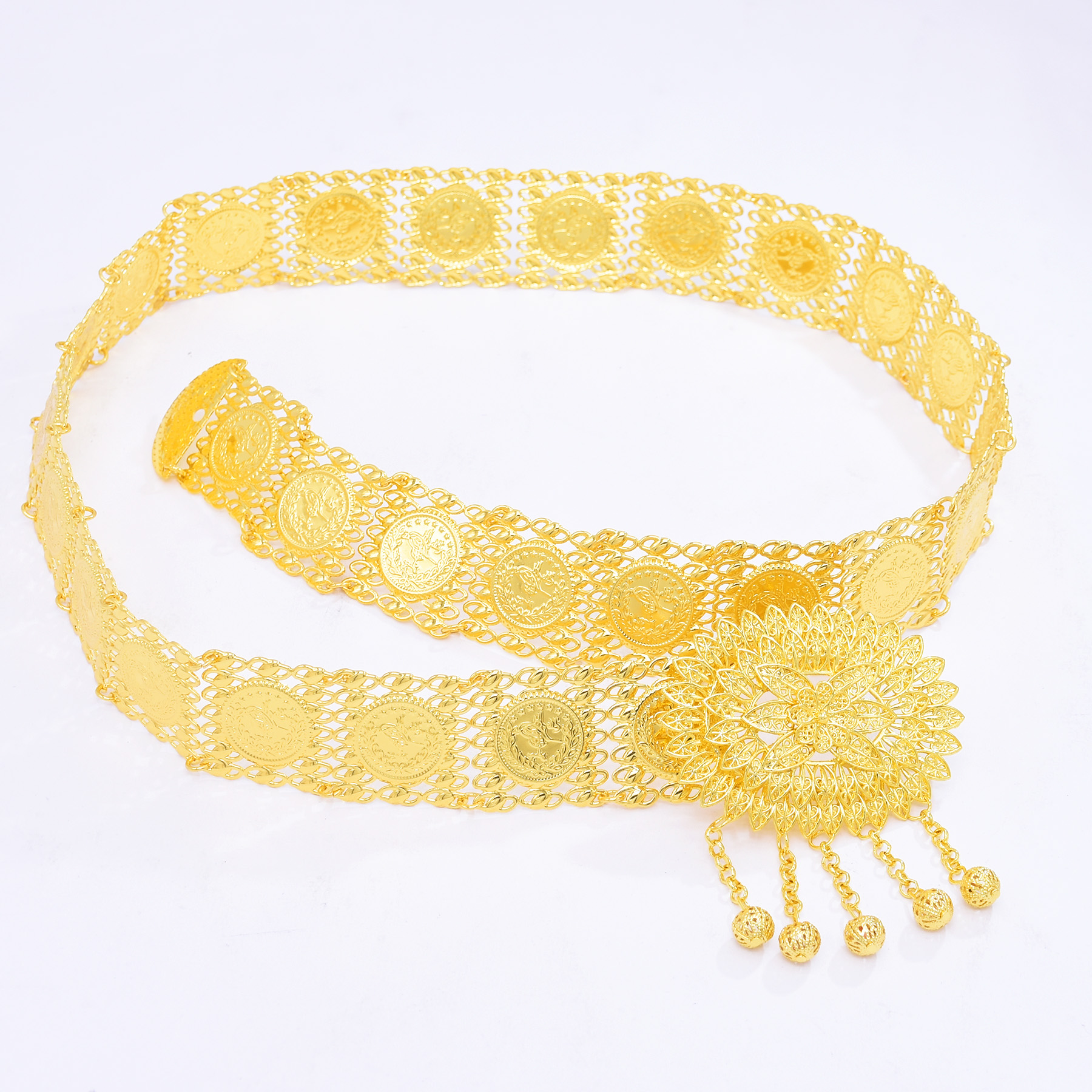 Golden Alloy Carved Hollow Geo - Body Jewelry Dress 评论和价格