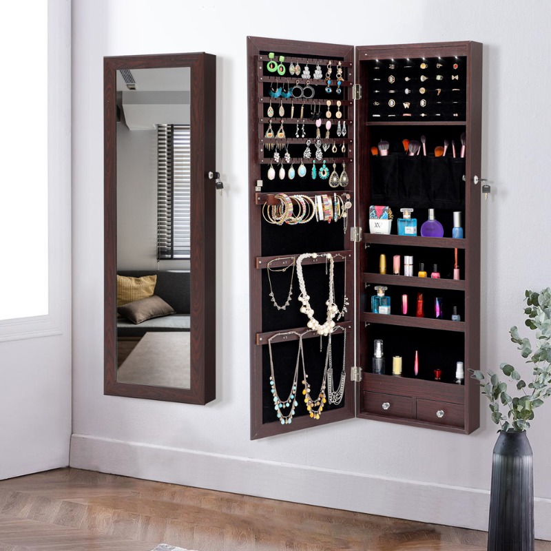 Mirror full body dressing mirr - Body Jewelry Storage 评论和价格