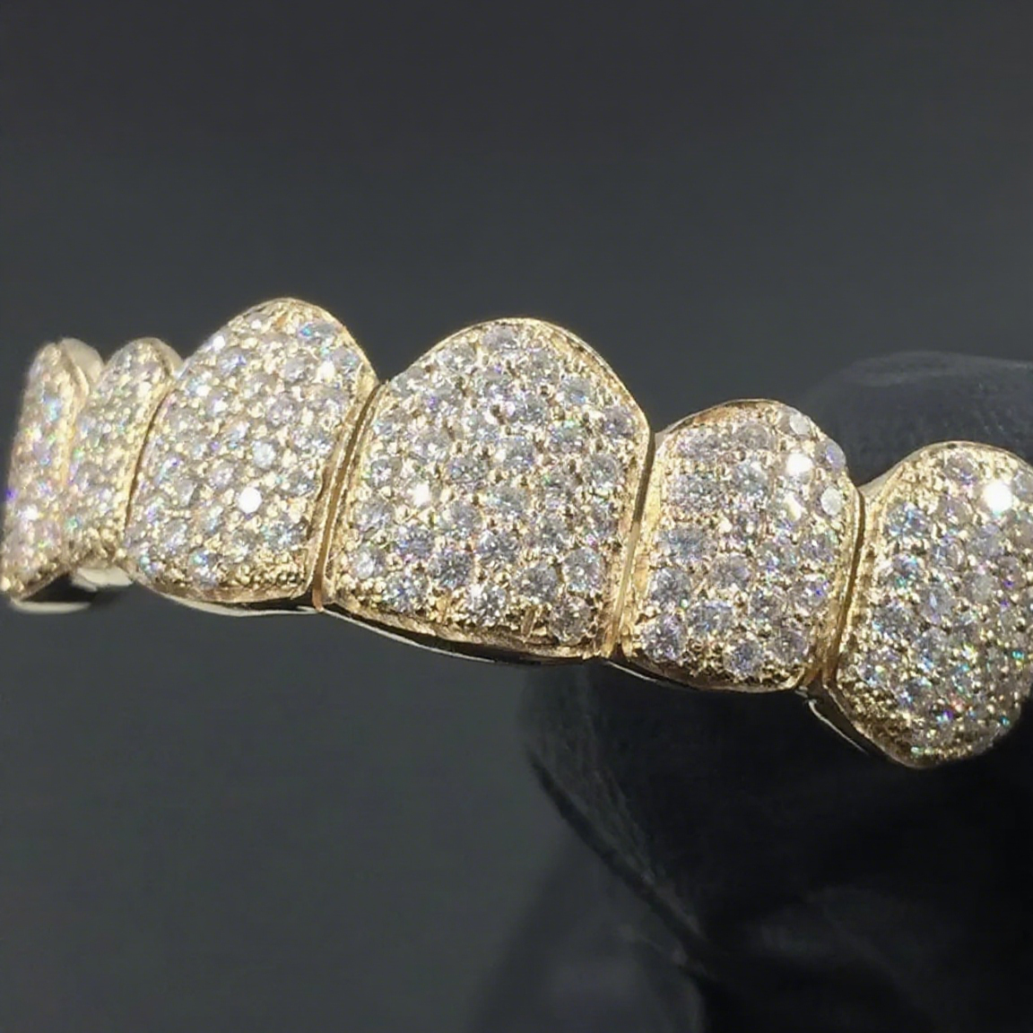 Custom Lab Diamond Hip Hop Jew - Yellow Body Jewelry 评论和价格