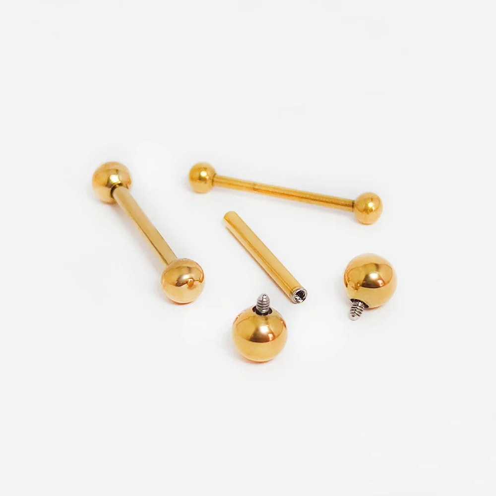 ASTM F136 Titanium Piercing Ba - Body Jewelry Nipple Rings 评论和价格