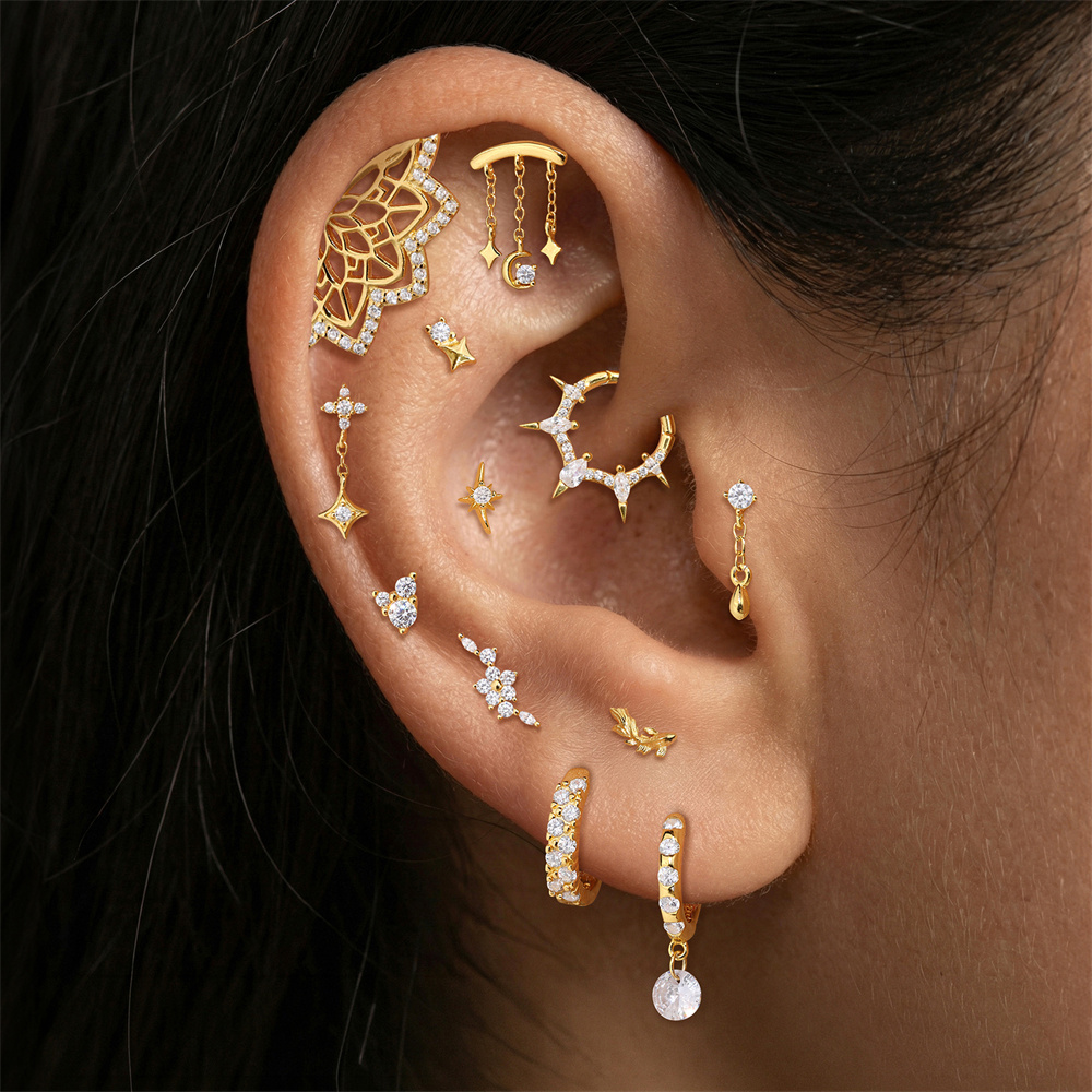 AIDE 925 Sterling Silver Skele - Star Flat Back 评论和价格