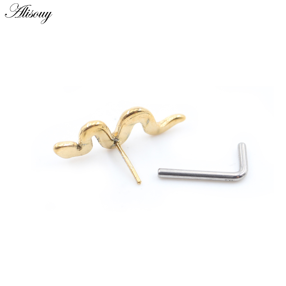 Alisouy 1PC G23 Titanium Threa - Body Jewelry Threadless 评论和价格
