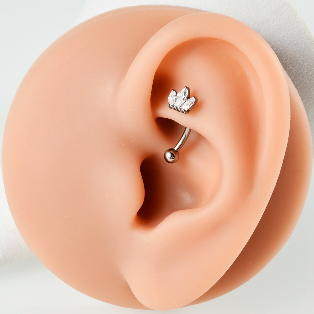 Dreamlee 1Pc G23 Titanium Rook - Eyebrow Curved Barbell 评论和价格