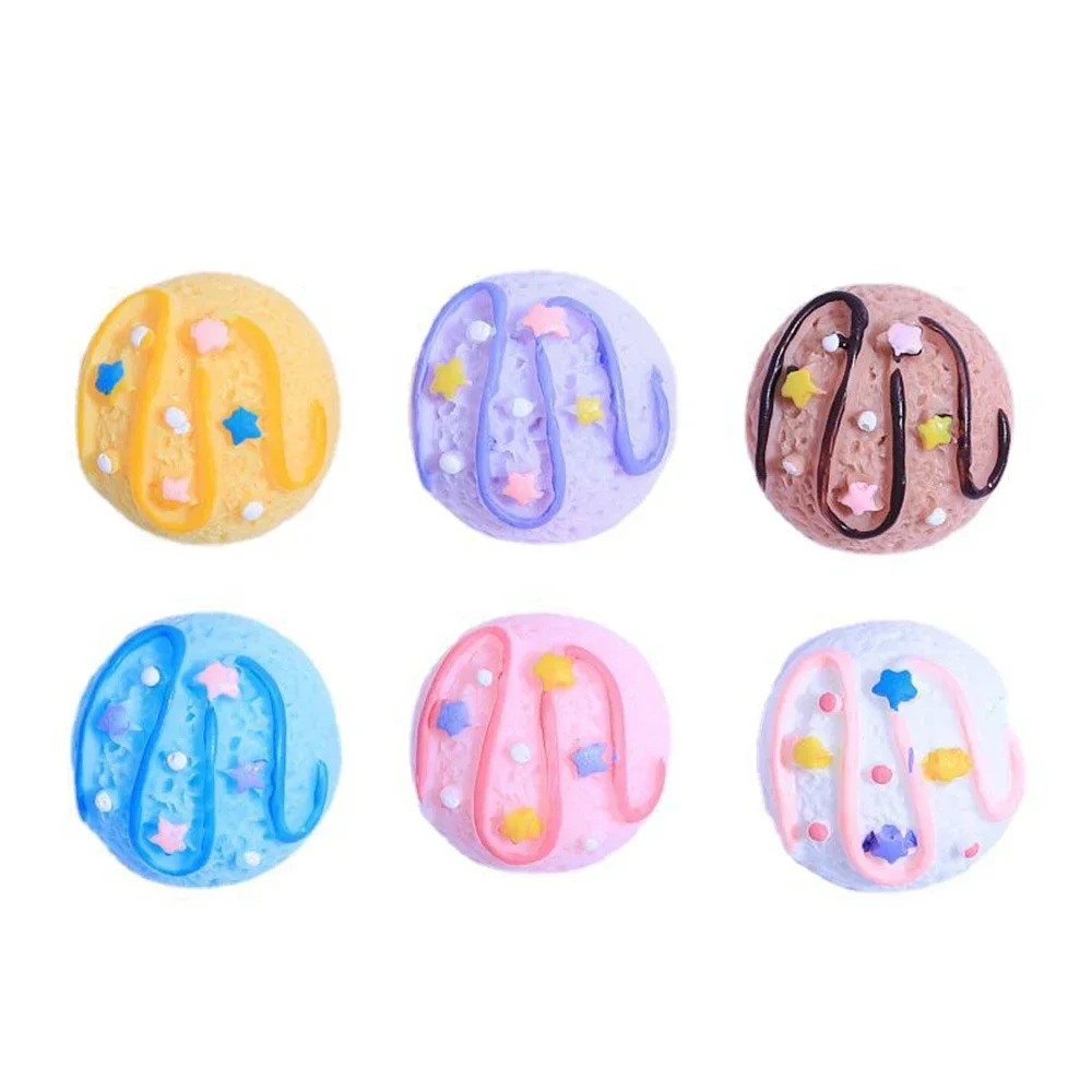 10PCS Star Ice Cream Balls Ser - Star Flat Back 评论和价格