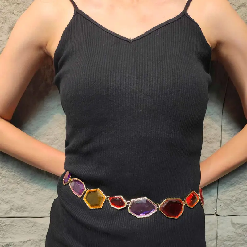 Best Lady Colorful Synthetic G - Body Jewelry Dress 评论和价格