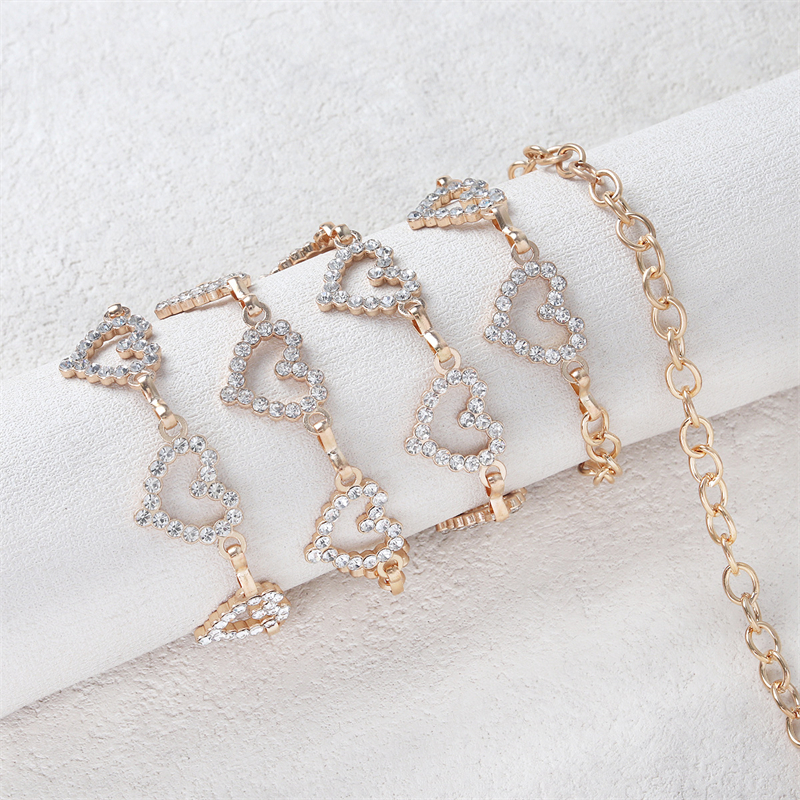 Fashion Rhinestone Heart Waist - Body Jewelry Dress 评论和价格