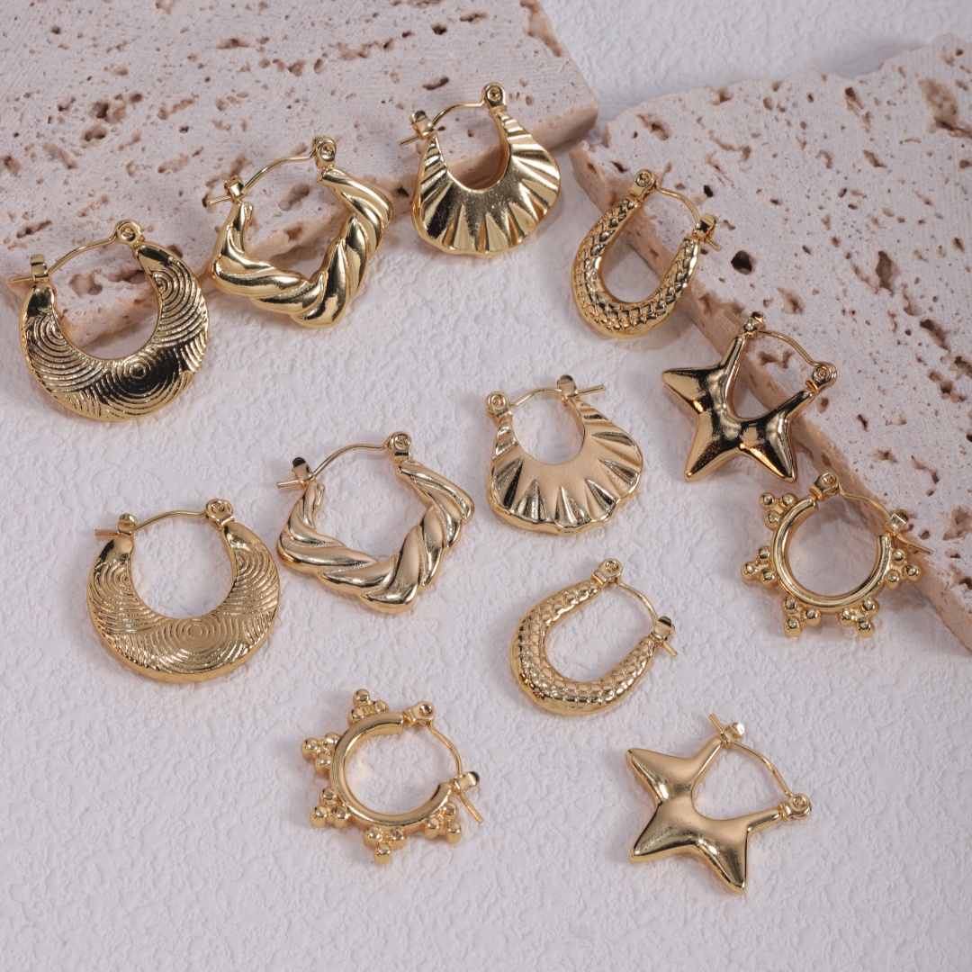 YW Geometric Earrings Simple S - Body Jewelry Materials 评论和价格
