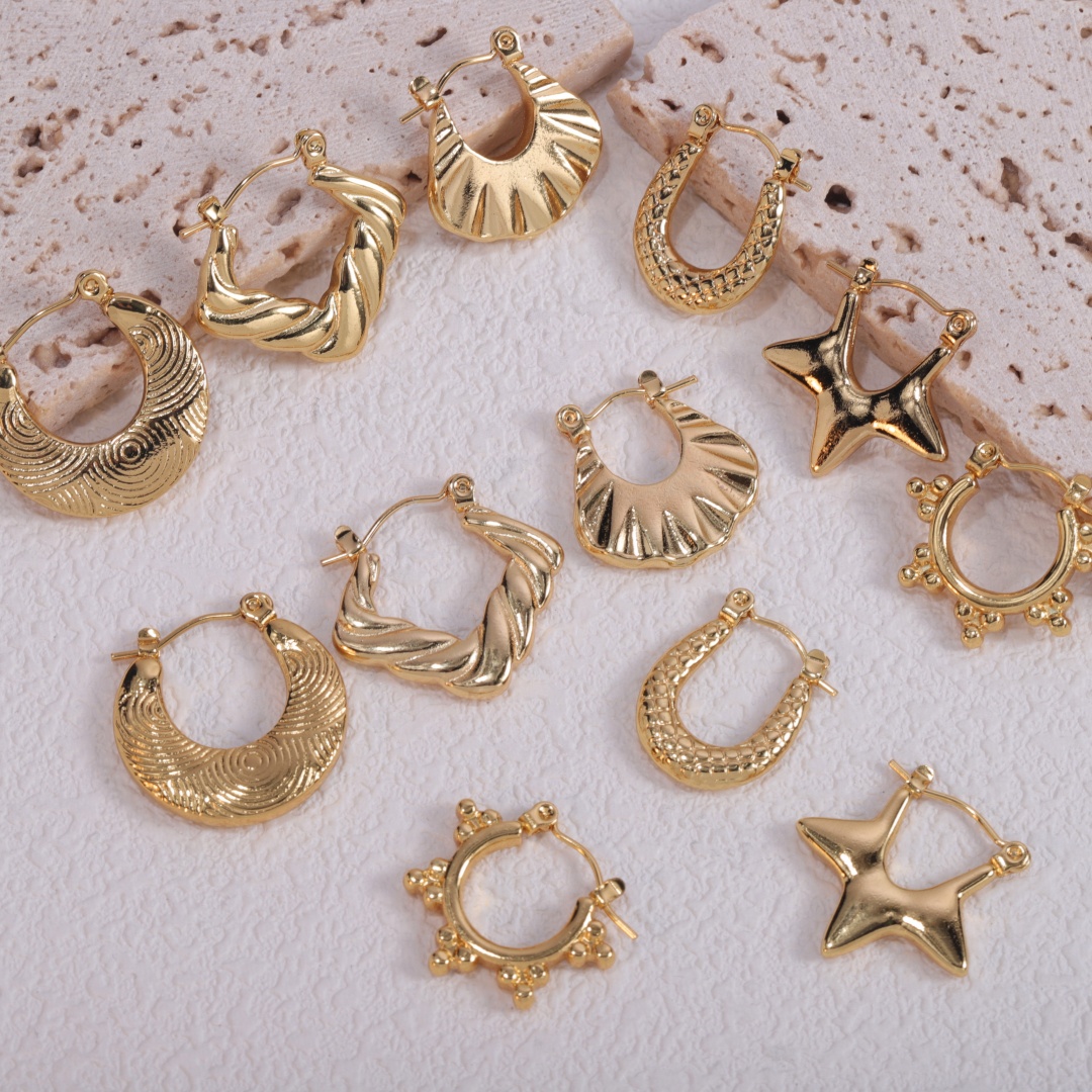 YW Geometric Earrings Simple S - Body Jewelry Materials 评论和价格