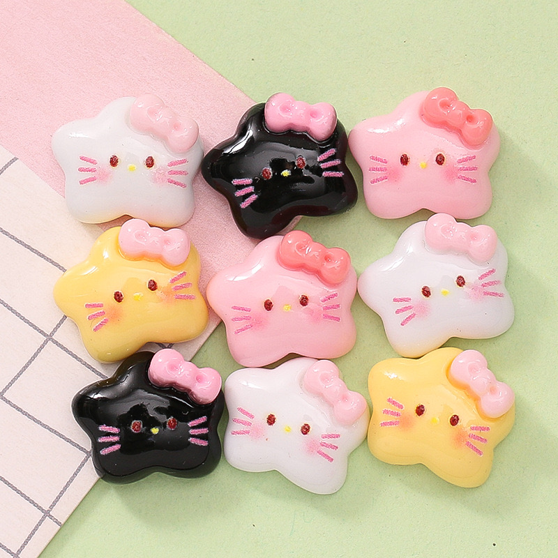 20Pcs New Cute Resin Mini cart - Star Flat Back 评论和价格