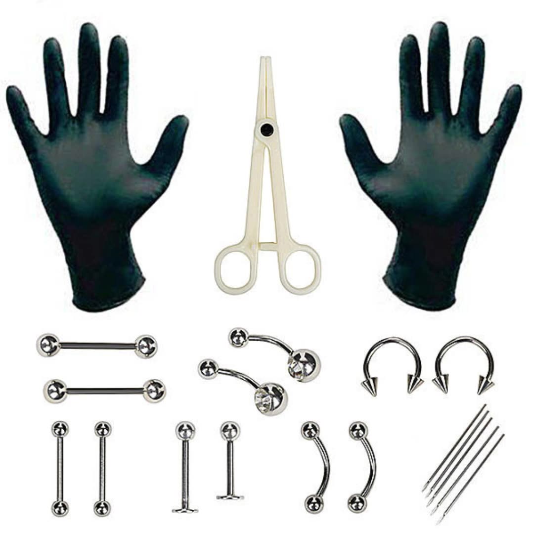 1 Set Disposable Professional  - Body Jewelry Eyebrow 评论和价格